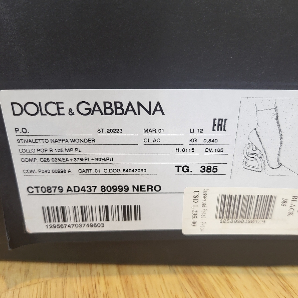 Dolce & Gabbana DG Pop Ankle Boots 8.5 - Picture 6 of 6